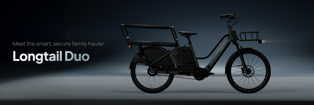 Meet our new longtail cargo e-bike, the Longtail Duo