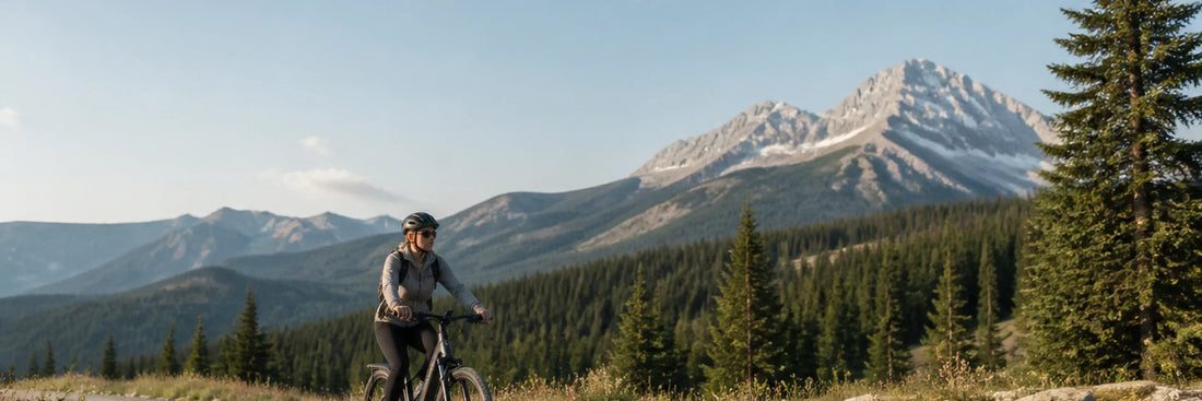 Step-Through Mountain E-Bikes